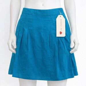 One Clothing Teal A-Line Skirt